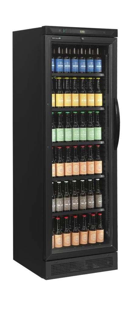 TEFCOLD CEV425 BLACK L/H – Zwarte Flessenkoeler met Links, Zakelijke goederen, Horeca | Keukenapparatuur, Koelen en Vriezen