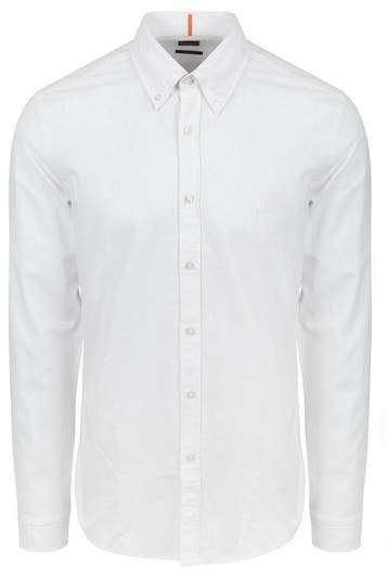 BOSS Rickert Overhemd Wit maat 3XL Heren, Kleding | Heren, Overhemden, Verzenden, Nieuw, Wit, BOSS