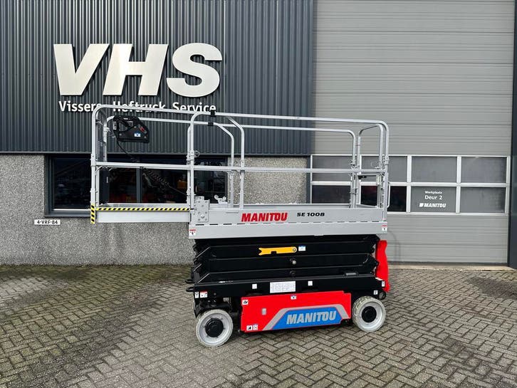 Manitou hoogwerker schaarlift 10 meter NIEUW, Zakelijke goederen, Machines en Bouw | Liften, Steigers en Ladders