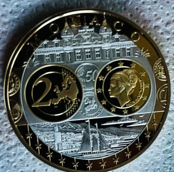 Nederland. Medal 2002 Monaco 2 Euro Prinses Gracia (Zonder