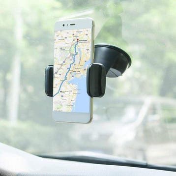 Telefoonhouder auto – Zuignap Voorruit & Dashboard – 360°, Ophalen of Verzenden, Nieuw