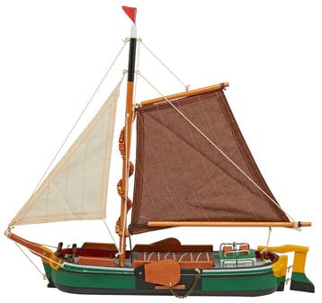 Skutsje Model 38cm Groen, Ophalen of Verzenden, Nieuw