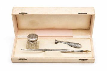 Original box - Inktpot - Zilver