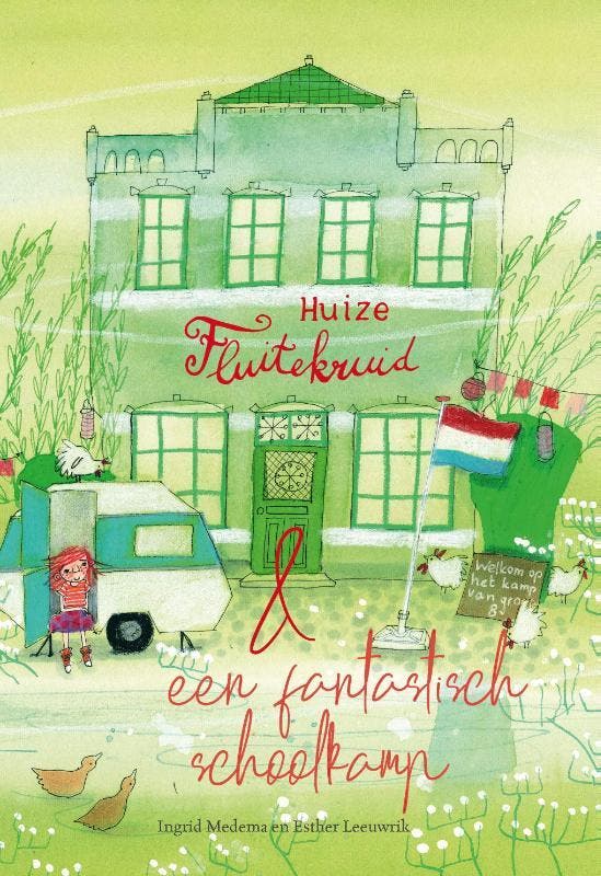 Huize Fluitekruid en een fantastisch schoolkamp, Boeken, Kinderboeken | Jeugd | 10 tot 12 jaar, Zo goed als nieuw, Verzenden