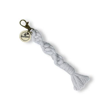 Macramé Sleutelhanger - Spiral Knots - Katoen - Macramé -, Ophalen of Verzenden, Nieuw, Overige typen