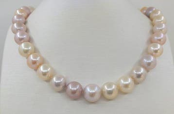 Zonder minimumprijs - Halsketting 11,5×14 mm ronde Edison, Sieraden, Tassen en Uiterlijk, Kettingen, Nieuw