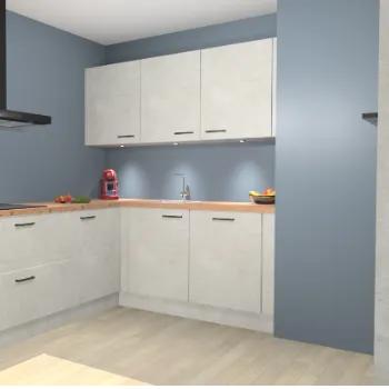 Beton Opal keuken Noorwegen 45117, Huis en Inrichting, Keuken | Complete keukens, Verzenden, Nieuw