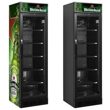 Heineken Special glasdeurkoelkast 345 liter, Ophalen of Verzenden