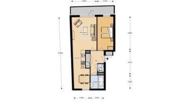 Te Huur 2 Kamer Appartement Tuinderswerf In Almere, Direct bij eigenaar, Almere, Appartement, Almere