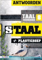 STaal Antwoorden Werkboek Taal Plasticsoep groep 8 (zie omsc, Boeken, Verzenden, Nieuw