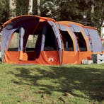 vidaXL Tunneltent 8-persoons waterdicht grijs, Caravans en Kamperen, Tenten, Verzenden, Nieuw, Tot en met 2