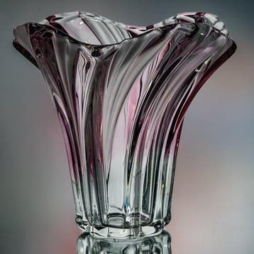 Walther Glas, Bad Driburg - Vaas - Kristalvaas (XL) - hoogte, Antiek en Kunst, Antiek | Glas en Kristal