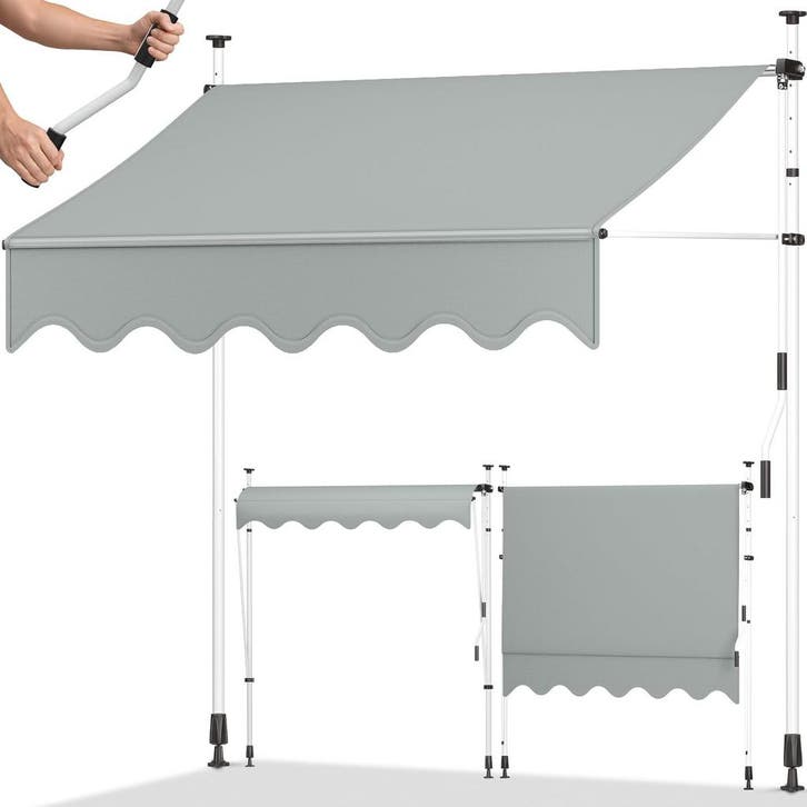Klemluifel - Balkon luifel - Verticale luifel - 150 cm - Lic, Tuin en Terras, Zonneschermen, Zo goed als nieuw, Verzenden