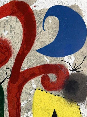 Joan Miro (1893-1983) - Jardin au clair de Lune