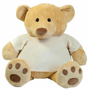 Grote lichtbruine teddybeer Honey 86 cm - Knuffel beren, Verzenden, Nieuw