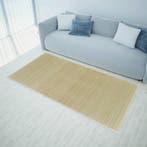 vidaXL Tapijt rechthoekig 120x180 cm bamboe naturel, Verzenden, Nieuw, Beige