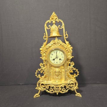 Tafelklok Lodewijk XVI-stijl - Verguld brons - 1850-1900 -