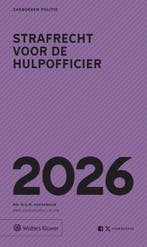 9789013181678 Zakboek strafrecht voor de Hulpofficier 2026, Boeken, Verzenden, Nieuw, M.G.M. Hoekendijk