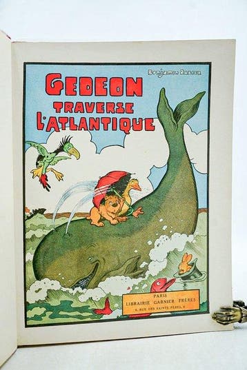 Benjamin Rabier - Gedeon traverse lAtlantique - 1933, Antiek en Kunst