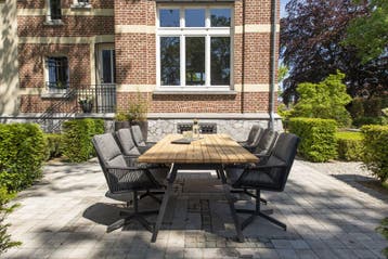 4 Seasons Outdoor Primavera tuinset antraciet met Ambassador, Tuin en Terras, Ophalen of Verzenden, Nieuw