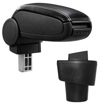 Armsteun Renault Twingo 3 2014-2018 kunstleer zwart wit, Verzenden, Nieuw