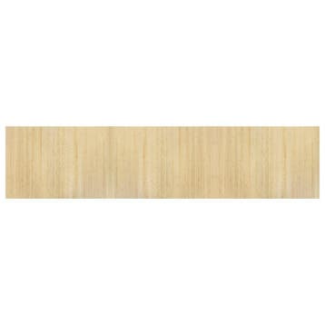 Vloerkleed 70x300cm Bamboe | Tweedekansje | OP=OP, Beige, 200 cm of meer, Natuurlijk, Zo goed als nieuw