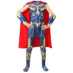 Thor met cape - 128-134 (7-8 Jaar) - Verkleedkleding, Kinderen en Baby's, Carnavalskleding en Verkleedspullen, Ophalen of Verzenden