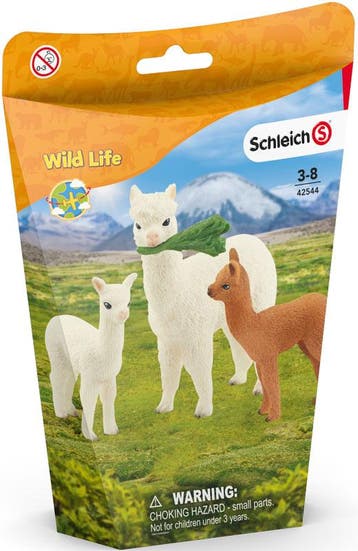 Schleich Safari - Alpaca familie sp van €18,99 voor €9,49, Ophalen of Verzenden, Nieuw