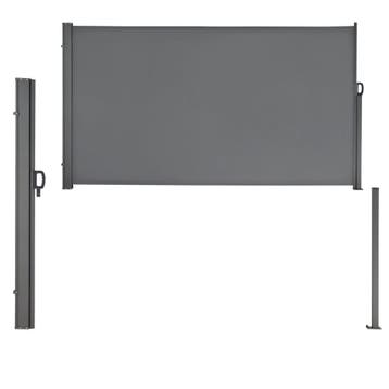 Windscherm uittrekbaar zijluifel 300x160 cm antraciet middel, Verzenden, Nieuw