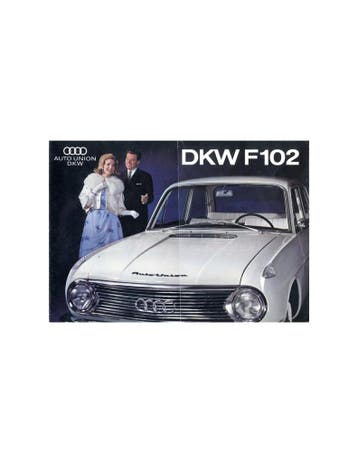 1963 DKW F102 BROCHURE NEDERLANDS, Nieuw, Author