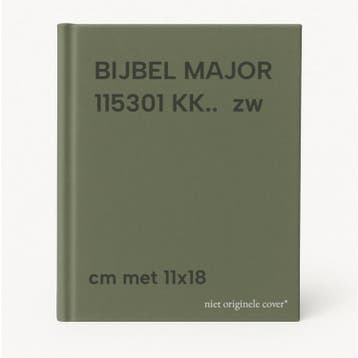 BIJBEL MAJOR 115301 KK..  zw - cm met 11x18 9789065390417, Verzenden, Gelezen, Cm met 11x18