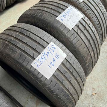 2 x Nexen 235-50-18 101WZomerbanden 5,5mm, 18 inch, Gebruikt, Ophalen of Verzenden, 235 mm