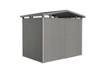 Biohort Berging Panorama Kwarts Grijs Metallic 273 x 158 cm, Nieuw