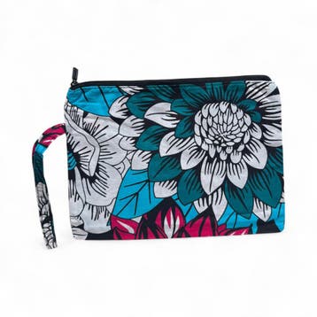 Afrikaanse wax print Make-up tasje / handtasje / etui / potl, Sieraden, Tassen en Uiterlijk, Toilettassen, Ophalen of Verzenden