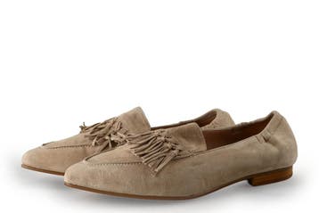 Stefano Lauran Loafers in maat 38 Beige, Kleding | Dames, Schoenen, Verzenden, Beige, Overige typen, Zo goed als nieuw
