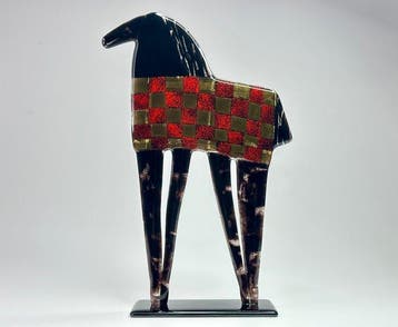 Studio Habrat - Maciej Habrat - sculptuur, Black Horse - 38