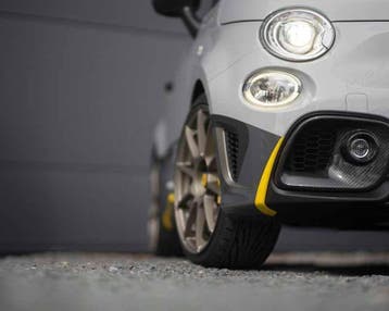 Fiat Abarth 595 2016-> Carbon Fiber Mistlamp cover, Verzenden