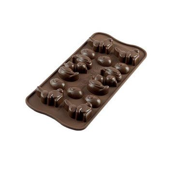 Silikomart Siliconen Bonbonvorm Pasen (14x) 3x4,3x1,6cm, Verzenden, Nieuw