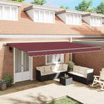 vidaXL Luifel automatisch uittrekbaar 500x300 cm, Tuin en Terras, Zonneschermen, Verzenden, Nieuw