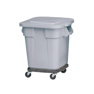 Rubbermaid Vierkante Brute container 106 ltr - grijs, Verzenden, Nieuw