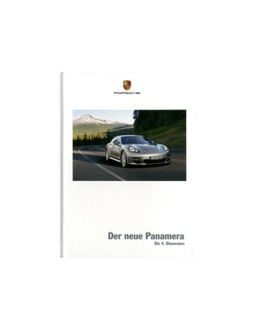 2010 PORSCHE PANAMERA HARDCOVER BROCHURE DUITS, Nieuw, Porsche, Author