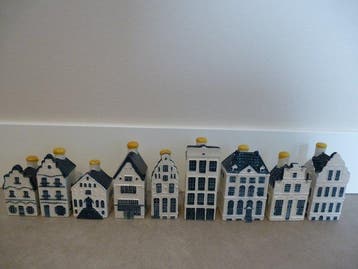 KLM-huisje - Negen KLM/Bols huisjes (gevuld)