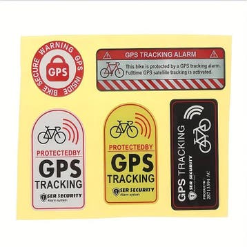 Stickers voor GPS-trackingalarm, Anti-diefstalstickers, Motoren, Verzenden