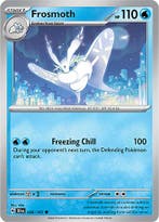 Frosmoth 046/162 reverse holo Temporal forces, Ophalen of Verzenden, Nieuw, Losse kaart, Foil