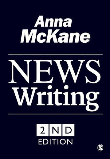 9781446256305 News Writing | Tweedehands, Verzenden, Zo goed als nieuw, Anna Mckane