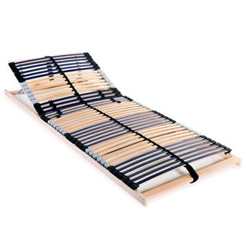 vidaXL Lattenbodem met 42 latten 7 zones 80x200 cm, Eenpersoons, Verzenden, Nieuw, 80 cm
