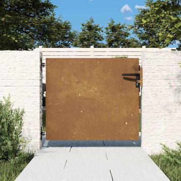 vidaXL Poort 85x100 cm cortenstaal, Tuin en Terras, Verzenden, Nieuw