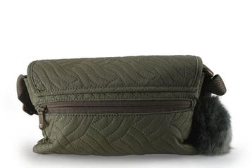 Kipling Schoudertas Groen, Verzenden, Zo goed als nieuw, Groen