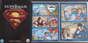 Superman 5 film collection  - 1978 - 2006 - Gratis verzenden, Vanaf 12 jaar, Verzenden, Zo goed als nieuw, Science Fiction en Fantasy