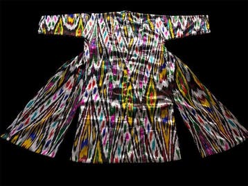 Jurk – handgeweven zijdenmengsel - Textiel - 125 cm - 65 cm